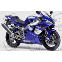 Yamaha YZF-R1 2000 - BLUE VERSION STICKER SET