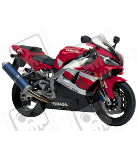 Adhesivo kit YAMAHA YZF-R1 2000 ROJO (Producto compatible)