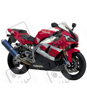 Yamaha YZF-R1 2000 - RED VERSION STICKER SET (Compatible Product)