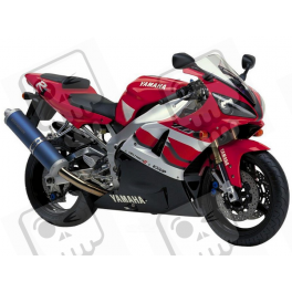 Yamaha YZF-R1 2000 - RED VERSION STICKER SET