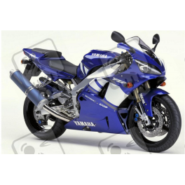 Yamaha YZF-R1 2001 - BLUE VERSION STICKER SET