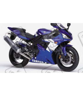 Yamaha YZF-R1 2002 - BLUE VERSION STICKER SET