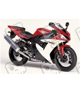 Adhesivo kit YAMAHA YZF-R1 AÑO 2002 ROJO (Producto compatible)