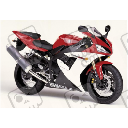 Yamaha YZF-R1 2002 - RED VERSION STICKER SET