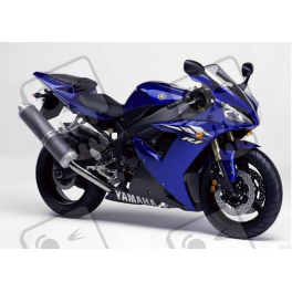 Yamaha YZF-R1 2002 - SILVER VERSION STICKER SET