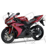 Yamaha YZF-R1 2004 - RED VERSION STICKER SET