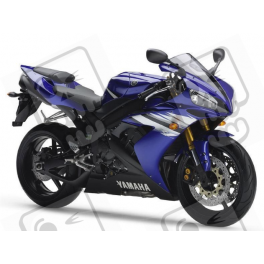 Yamaha YZF-R1 2006 - BLUE VERSION STICKER SET