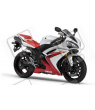 Yamaha YZF-R1 2007 - WHITE/RED VERSION STICKER SET