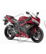 Yamaha YZF-R1 2007 - WINE-RED VERSION STICKER SET