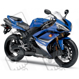 Yamaha YZF-R1 2008 - BLUE US VERSION STICKER SET