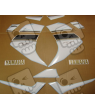 Yamaha YZF-R1 2008 - BLUE VERSION STICKER SET