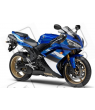 Yamaha YZF-R1 2008 - BLUE VERSION STICKER SET