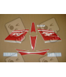 Yamaha YZF-R1 2008 - WHITE/RED VERSION STICKER SET