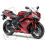 Adhesivo kit YAMAHA YZF-R1 AÑO 2008 ROJO VINO (Producto compatible)