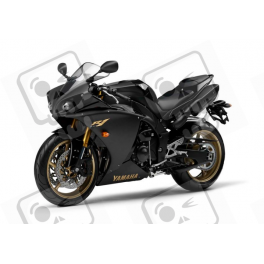 Yamaha YZF-R1 2009 - BLACK EU VERSION STICKER SET