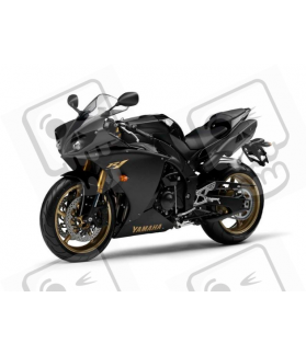 Yamaha YZF-R1 2009 - BLACK US VERSION STICKER SET