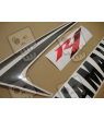 Yamaha YZF-R1 2009 - WHITE/RED EU VERSION STICKER SET
