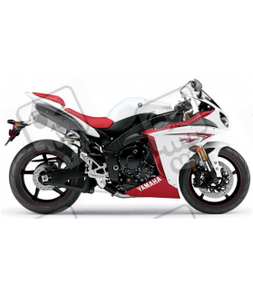 Adhesivo kit YAMAHA YZF-R1 AÑO 2009 WHITE/RED VERSION US (Producto compatible)