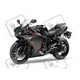 Yamaha YZF-R1 2010 - BLACK VERSION STICKER SET