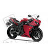 Yamaha YZF-R1 2014 - RED VERSION STICKER SET
