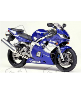 Yamaha YZF-R6 1999 - BLUE VERSION STICKER SET