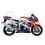 Adhesivo kit YAMAHA YZF-R6 AÑO 1999 ROJO/BLANCO (Producto compatible)