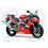 Yamaha YZF-R6 2001 - RED VERSION DECALS SET (Compatible Product)