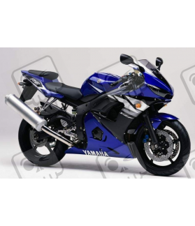 Yamaha YZF-R6 2003 - BLUE VERSION DECALS SET