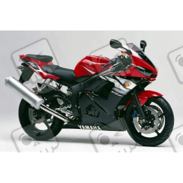 Yamaha YZF-R6 2003 - BLUE VERSION DECALS SET