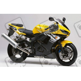 Yamaha YZF-R6 2003 - YELLOW VERSION DECALS SET
