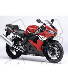 Yamaha YZF-R6 2004 - RED VERSION DECALS SET (Compatible Product)