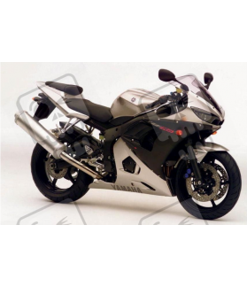 Adhesivo kit YAMAHA YZF-R6 AÑO 2004 SILVER (Producto compatible)