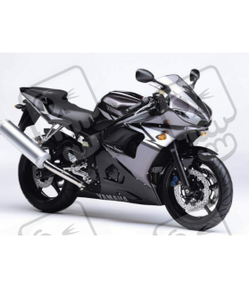 Adhesivo kit YAMAHA YZF-R6 AÑO 2004 GRIS/NEGRO (Producto compatible)