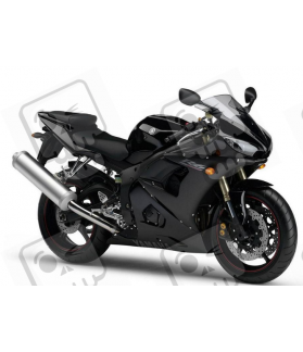 Adhesivo kit YAMAHA YZF-R6 AÑO 2005 NEGRO (Producto compatible)