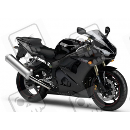 Yamaha YZF-R6 2005 - BLACK VERSION VERSION DECALS SET