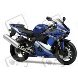 Yamaha YZF-R6 2005 - BLUE VERSION VERSION DECALS SET