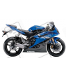 Yamaha YZF-R6 2006 - BLUE US VERSION DECALS SET