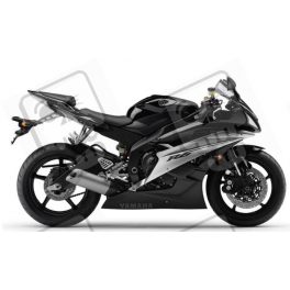 Yamaha YZF-R6 2007 - BLACK VERSION DECALS SET