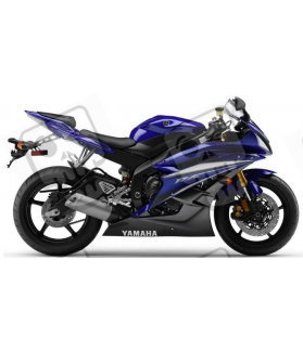 Yamaha YZF-R6 2007 - BLUE VERSION DECALS SET (Compatible Product)
