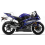 Yamaha YZF-R6 2007 - BLUE VERSION DECALS SET (Compatible Product)