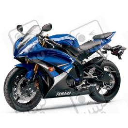 Yamaha YZF-R6 2008 - BLUE AU VERSION DECALS SET