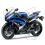 Adhesivo kit YAMAHA YZF-R6 AÑO 2008 AZUL (Producto compatible)