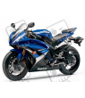 Yamaha YZF-R6 2008 - BLUE AU VERSION DECALS SET