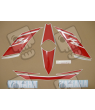 Yamaha YZF-R6 2008 - WHITE/RED VERSION DECALS SET