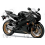 Adhesivo kit YAMAHA YZF-R6 AÑO 2009 NEGRO (Producto compatible)