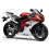 Yamaha YZF-R6 2009 - RED/WHITE VERSION DECALS SET (Compatible Product)