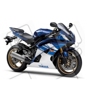 Yamaha YZF-R6 2010 - BLUE/WHITE VERSION DECALS SET (Compatible Product)