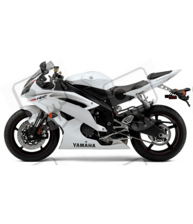 Yamaha YZF-R6 2010 - WHITE VERSION DECALS SET