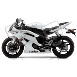 Yamaha YZF-R6 2010 - WHITE VERSION DECALS SET