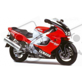 Yamaha YZF 1000R 1997 - RED/BLACK VERSION VERSION DECALS SET